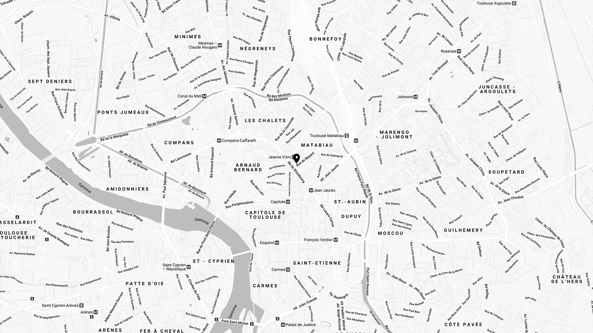 network reach visibility carte localisation