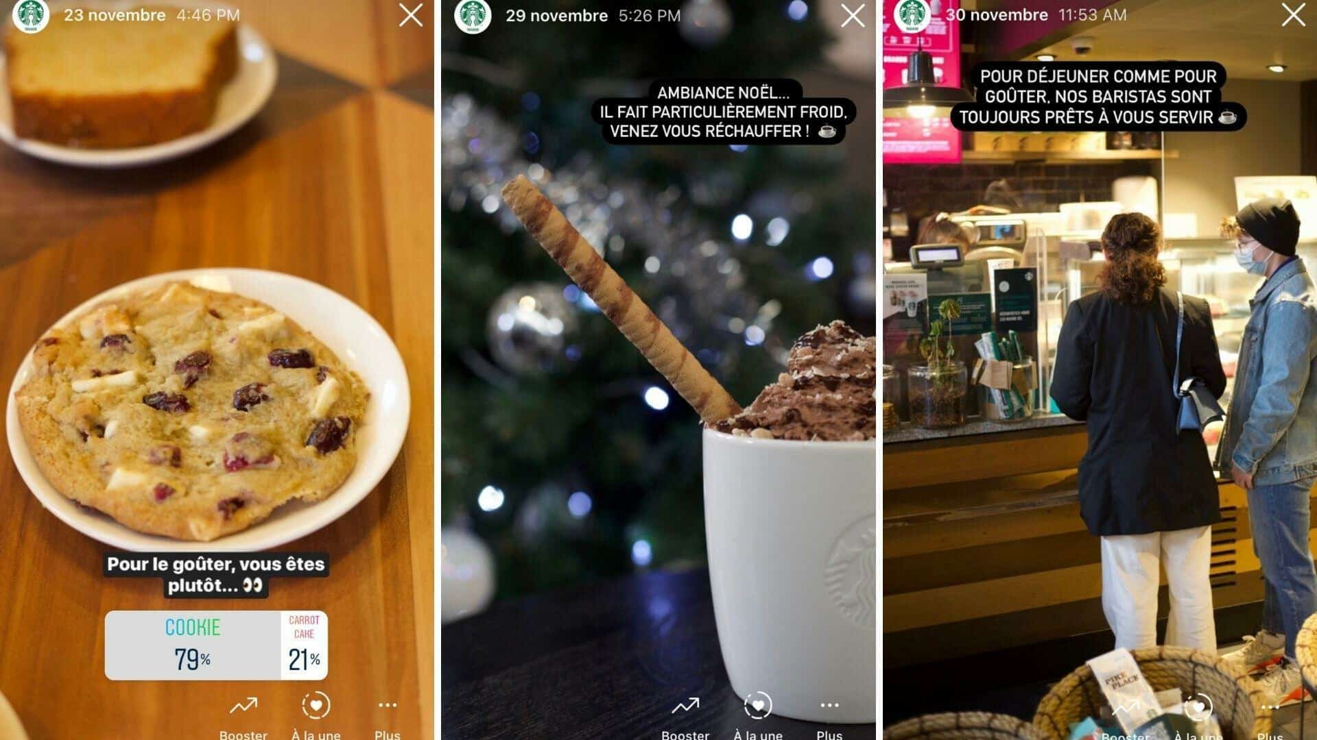 network reach visibility starbucks gestion des reseaux sociaux stories