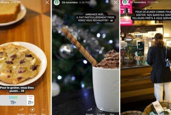 network reach visibility starbucks gestion des reseaux sociaux stories