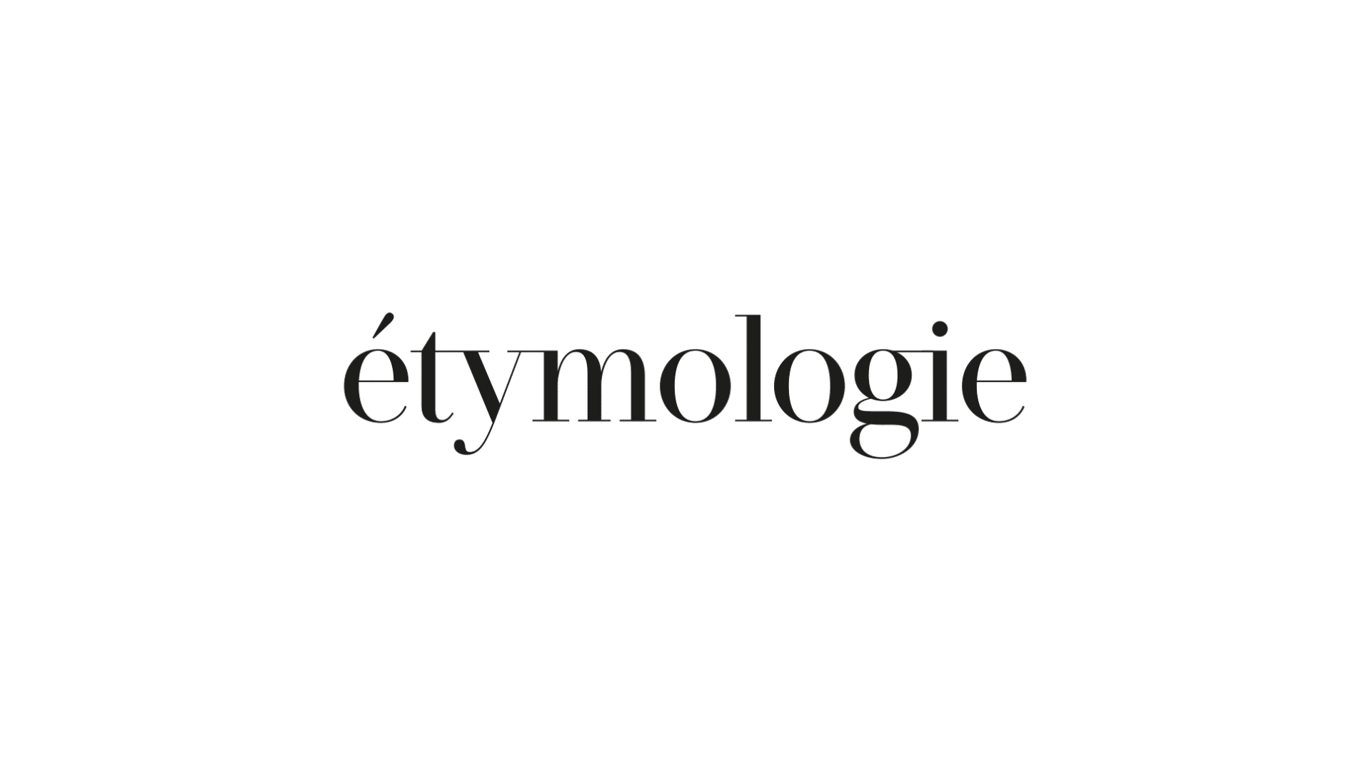 logo etymologie