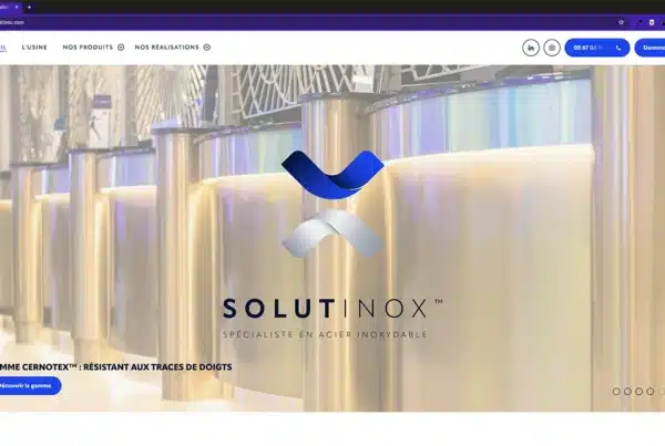 network reach visibility création site internet solutinox