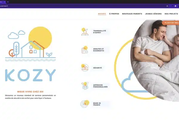 network reach visibility création site internet toulouse kozy services