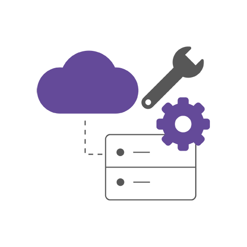 nrv picto infrastructure et développement hébergement et maintenance