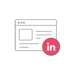 nrv picto réseaux sociaux et influence création page linkedin