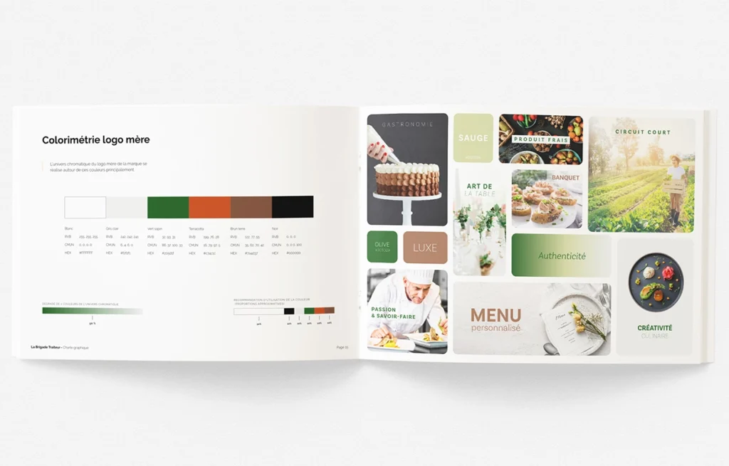 network reach visibility charte graphique04 La Brigrade Traiteur